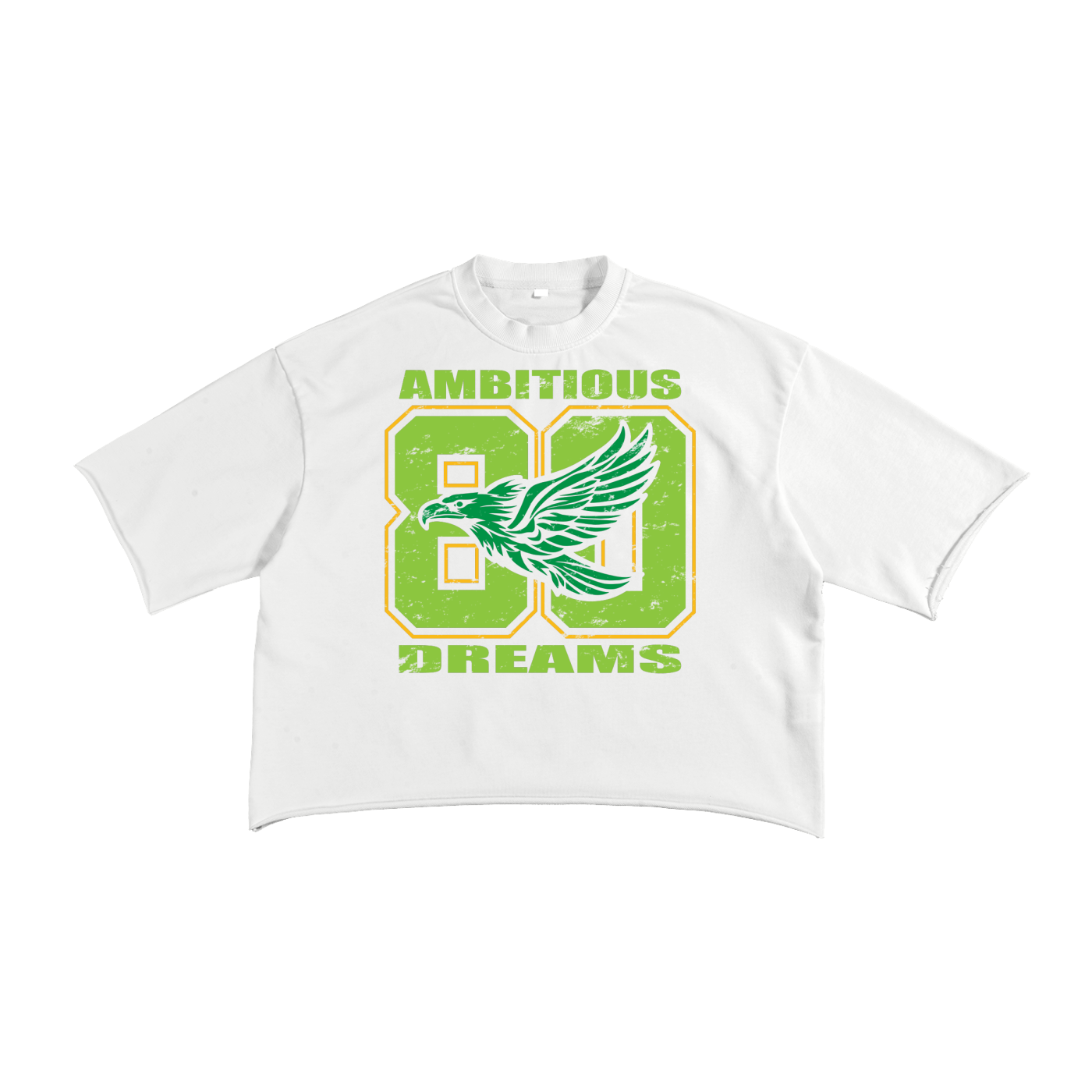 Ambitious Dreams "80's Fly" French Terry Raw Edge T-Shirt