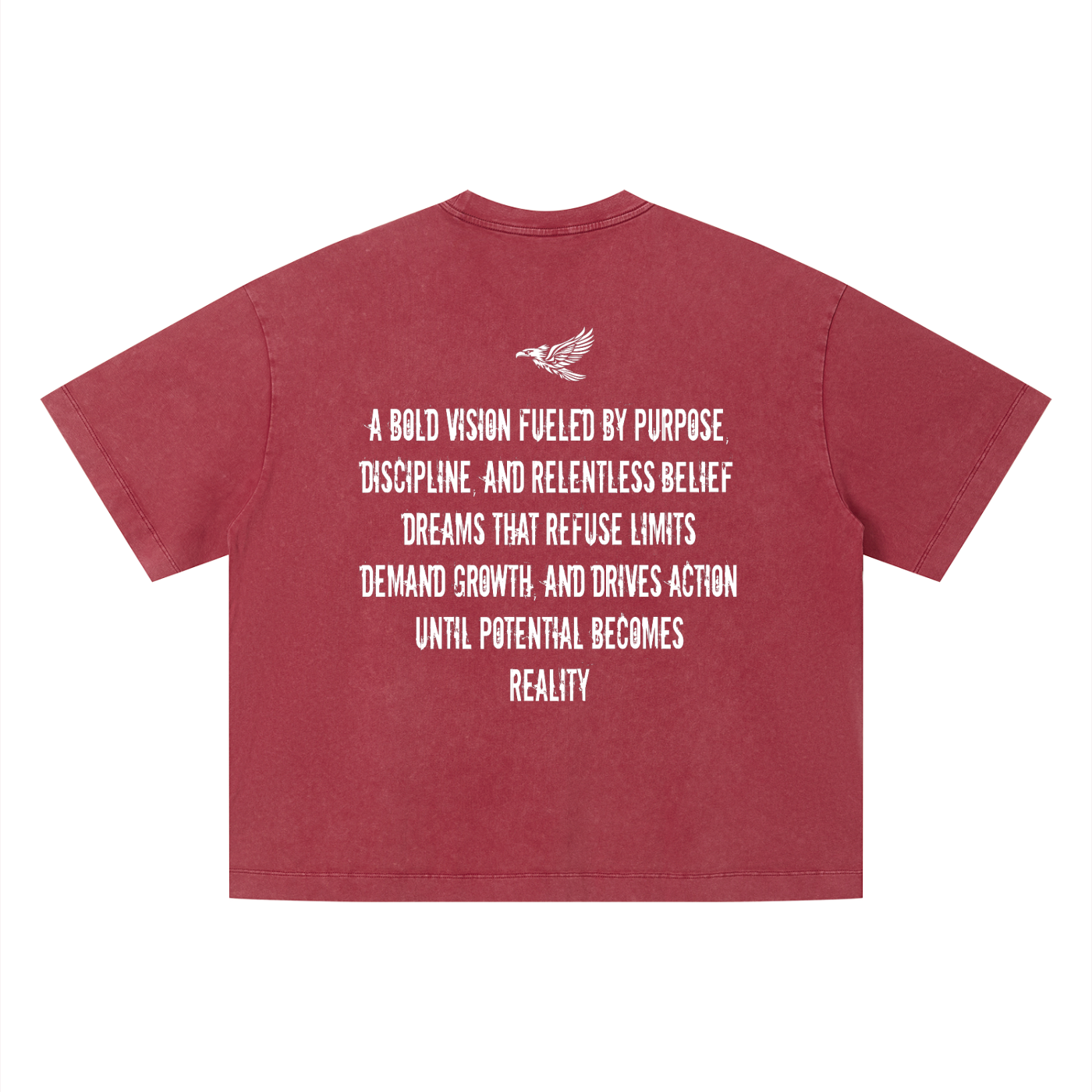 Ambitious Dreams " Define Ambitious Dreams " Unisex Vintage Wash Boxy T-Shirt