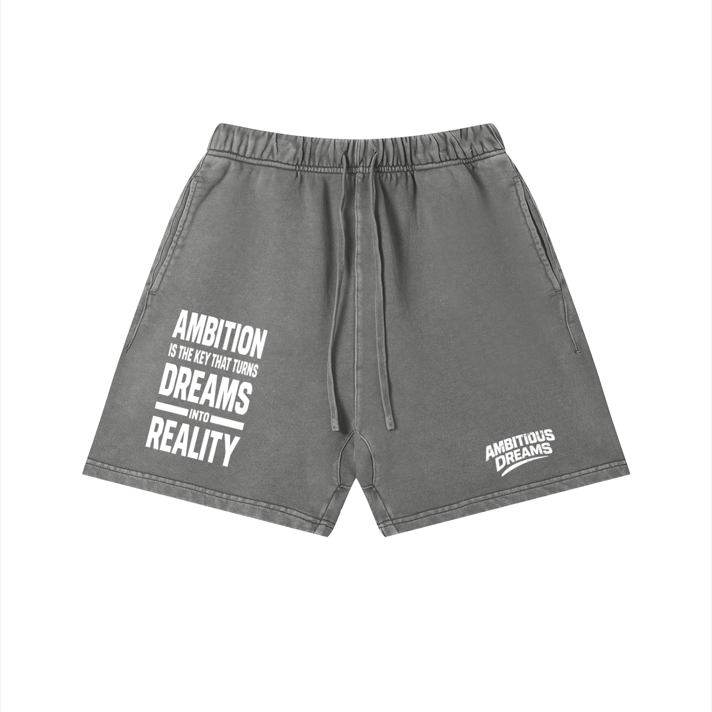 Ambitious Dreams " Dreams Into Reality " Unisex Vintage Wash Cotton Shorts