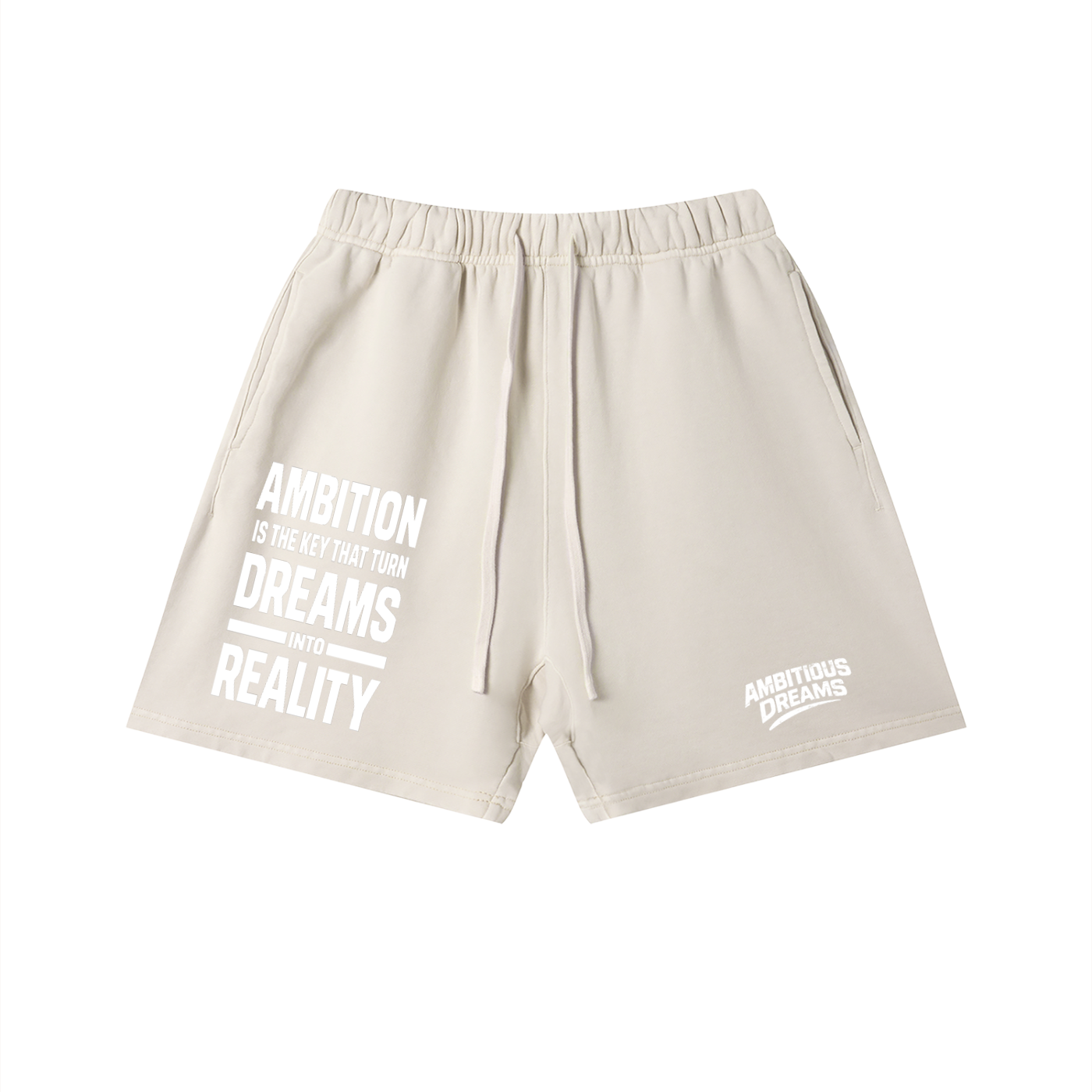 Ambitious Dreams " Dreams Into Reality " Unisex Vintage Wash Cotton Shorts