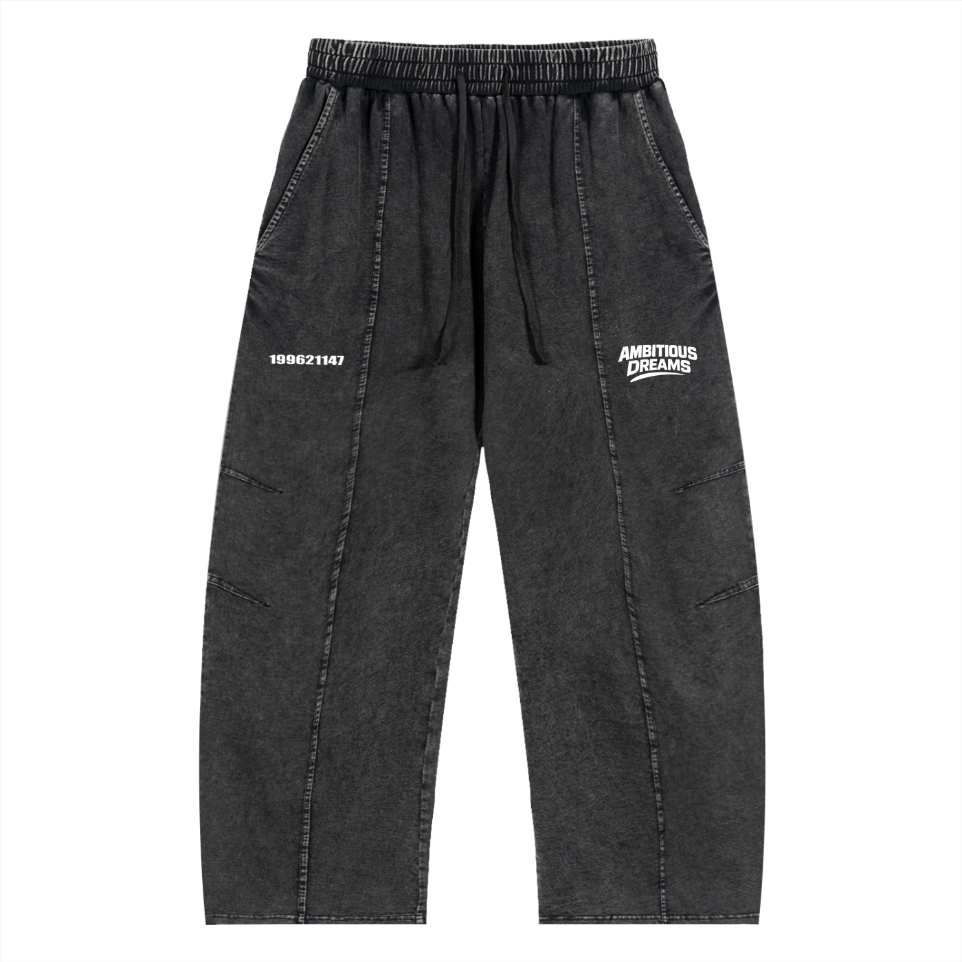 Ambitious Dreams Snow Wash Drawstring Cotton Pants