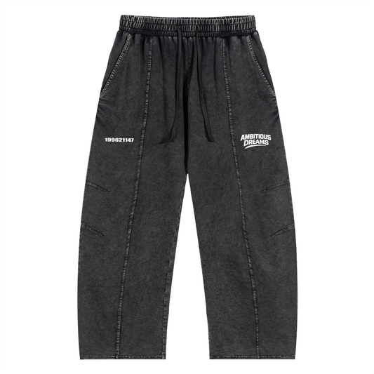 Ambitious Dreams Snow Wash Drawstring Cotton Pants
