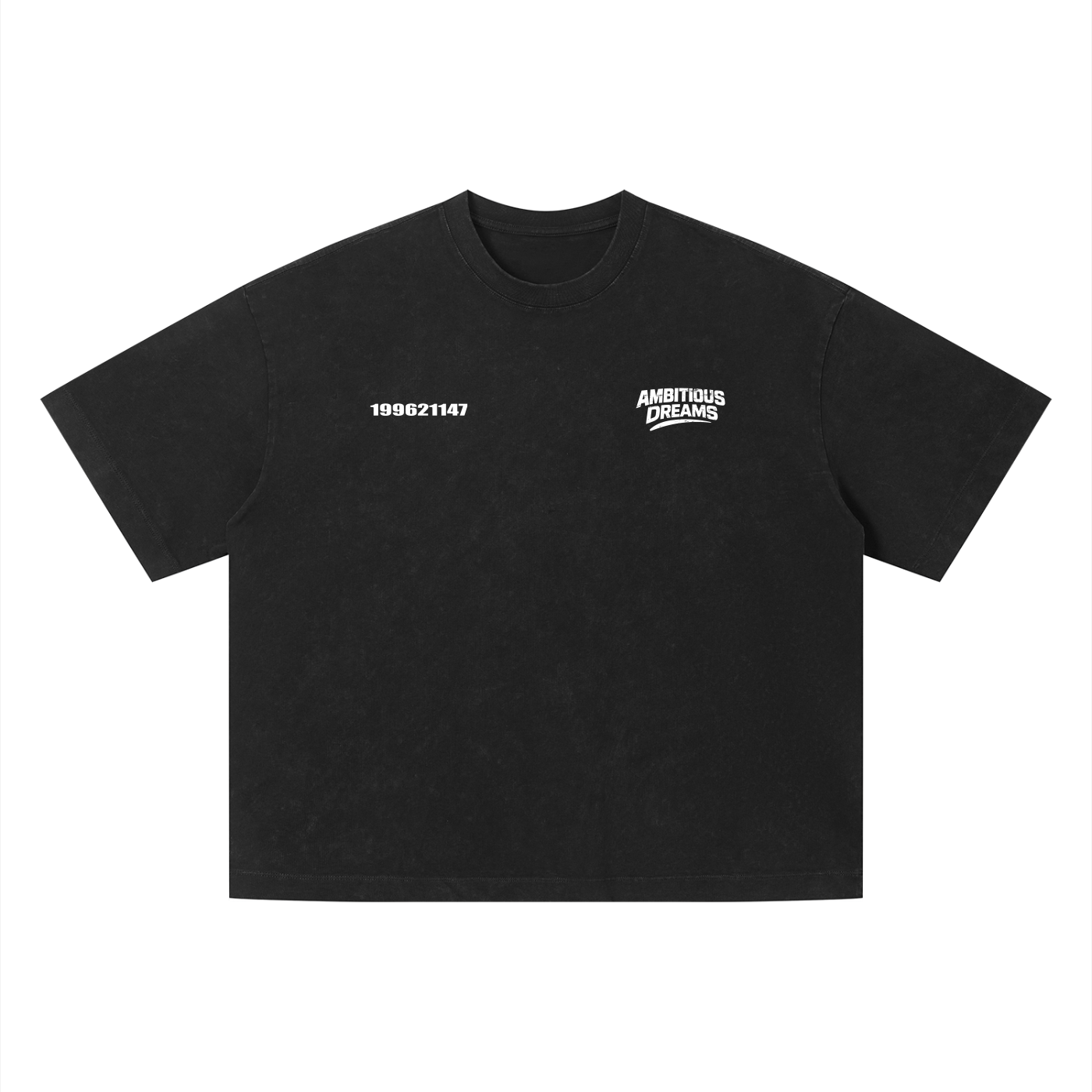 Ambitious Dreams " Define Ambitious Dreams " Unisex Vintage Wash Boxy T-Shirt