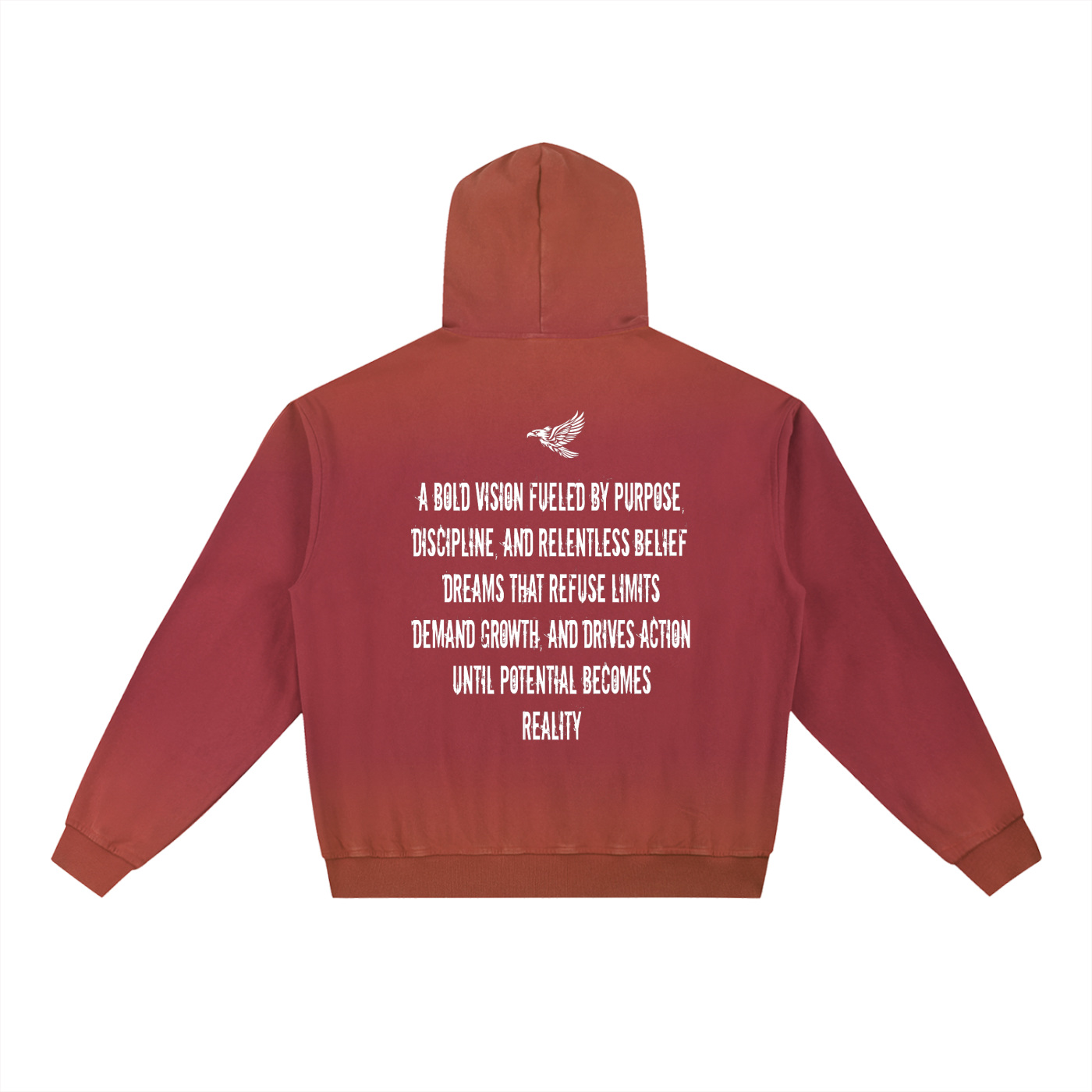 Ambitious Dreams "Define Ambitious Dreams" Vintage Washed Gradient Fleece Hoodie