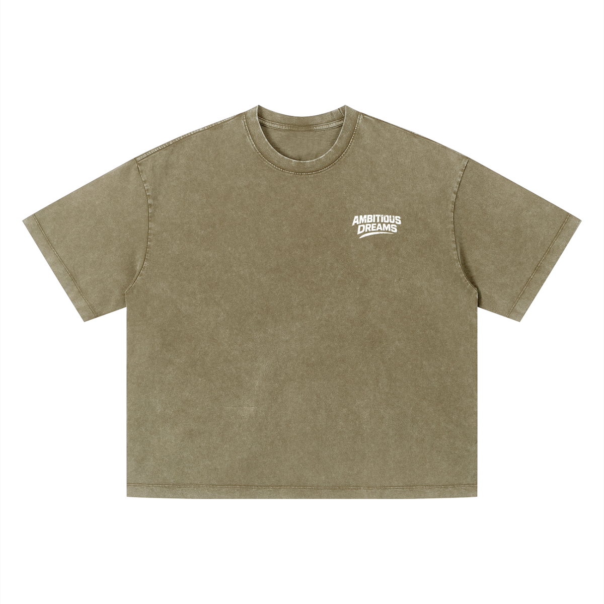 Ambitious Dreams " Define Ambitious Dreams " Unisex Vintage Wash Boxy T-Shirt