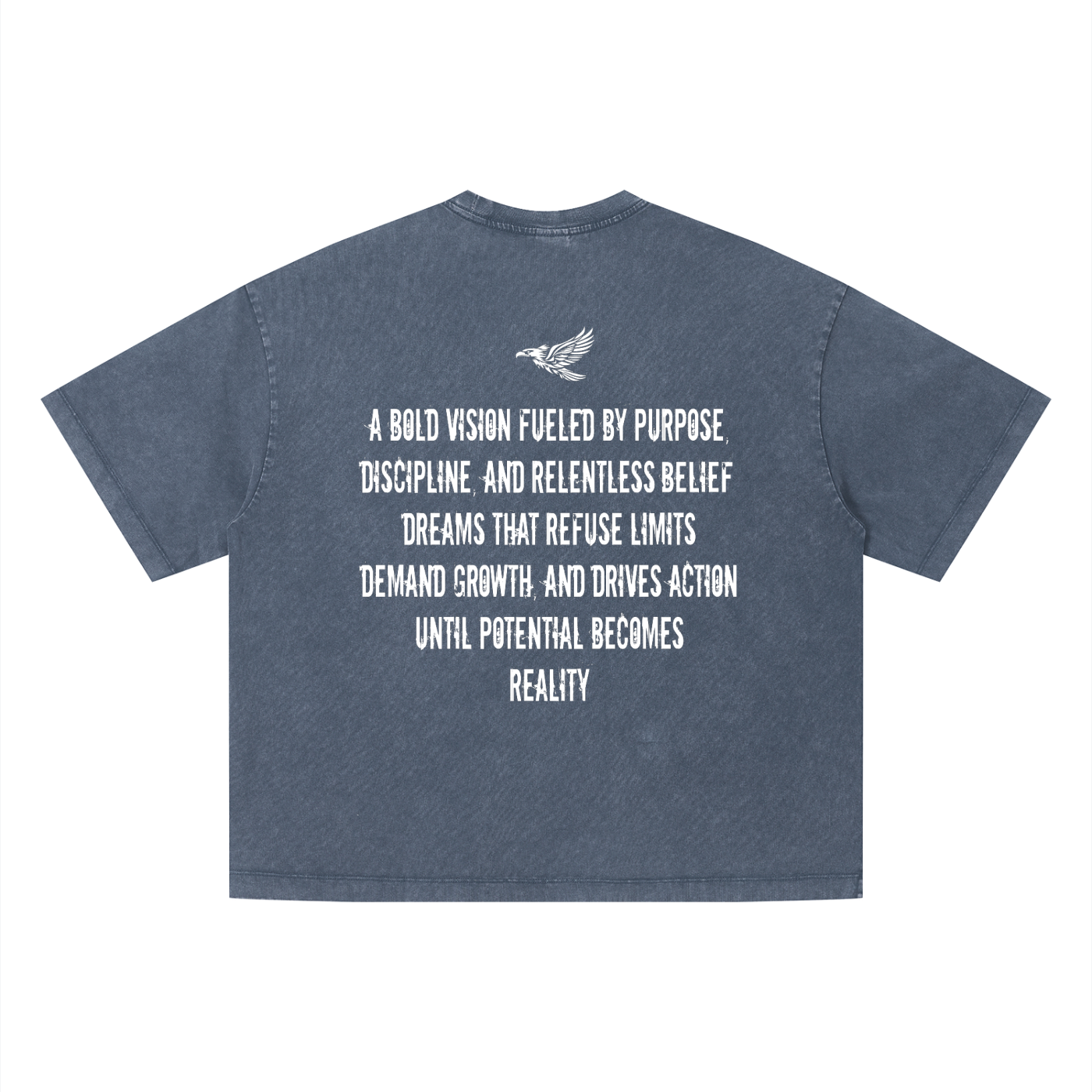 Ambitious Dreams " Define Ambitious Dreams " Unisex Vintage Wash Boxy T-Shirt