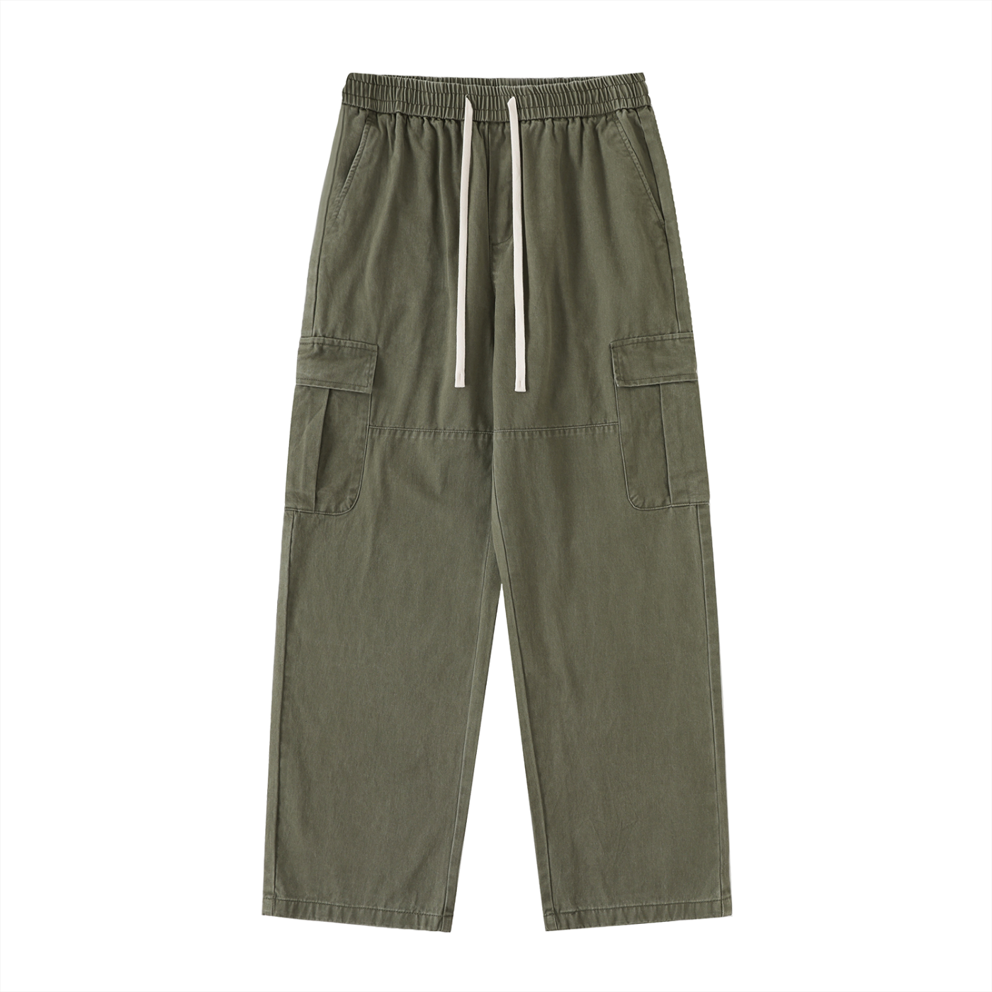 Ambitious Dreams Drawstring Waist Straight-Leg Cargo Pants