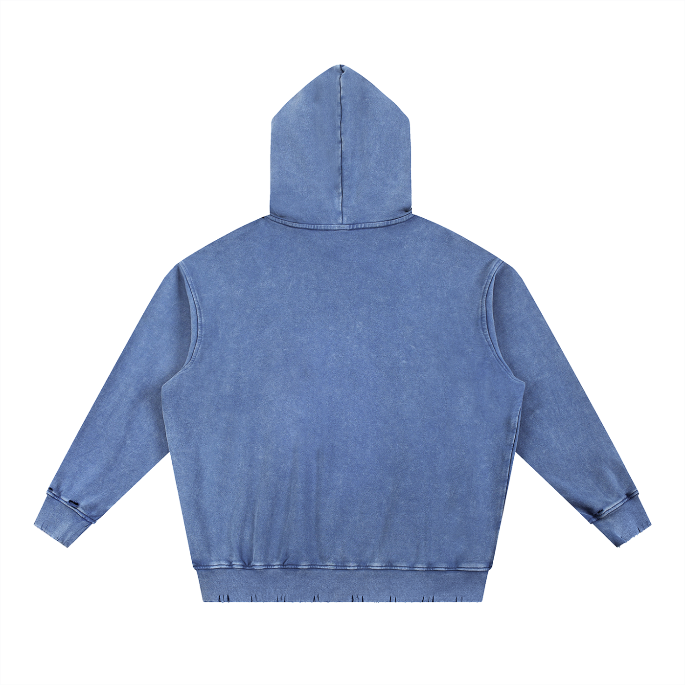 Ambitious Dreams Snow Wash Hand-Frayed Heavyweight  Hoodie