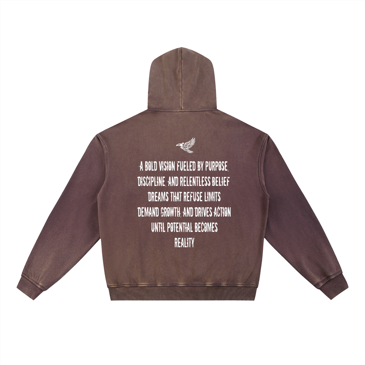 Ambitious Dreams "Define Ambitious Dreams" Vintage Washed Gradient Fleece Hoodie