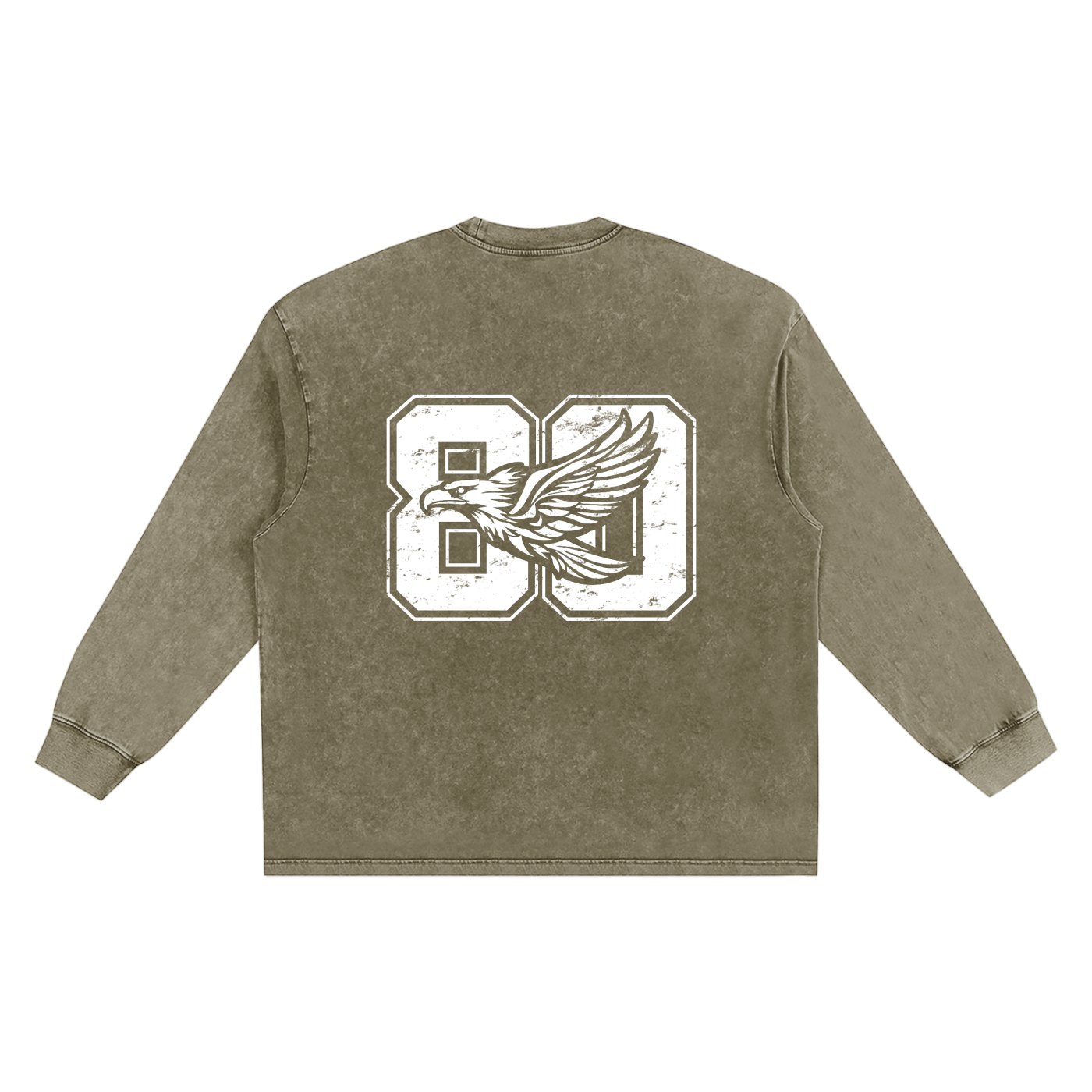 Ambitious Dreams Snow Washed Frayed Edge T-Shirt