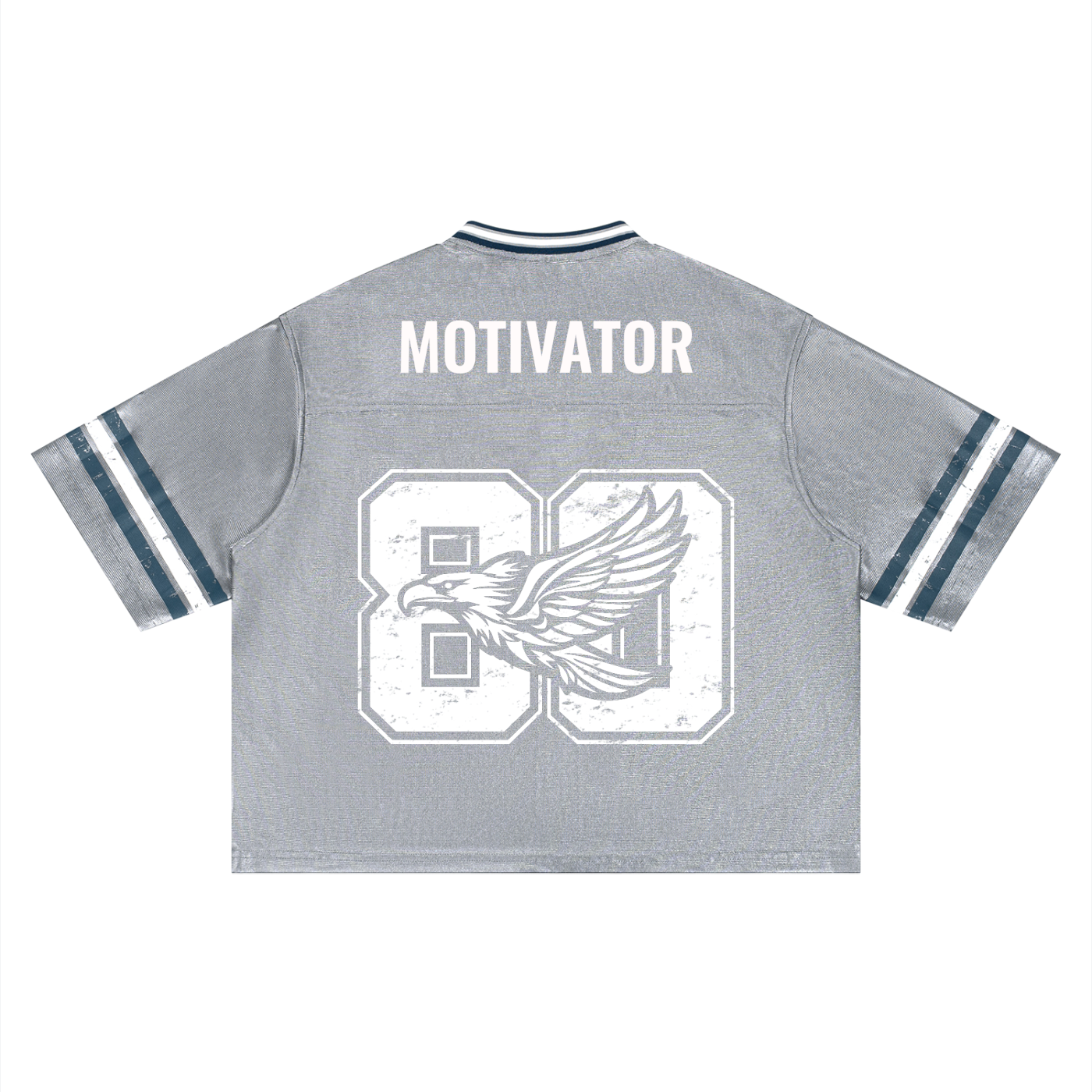 Ambitious Dreams " 80's Fly " Unisex Boxy Striped Football Jersey