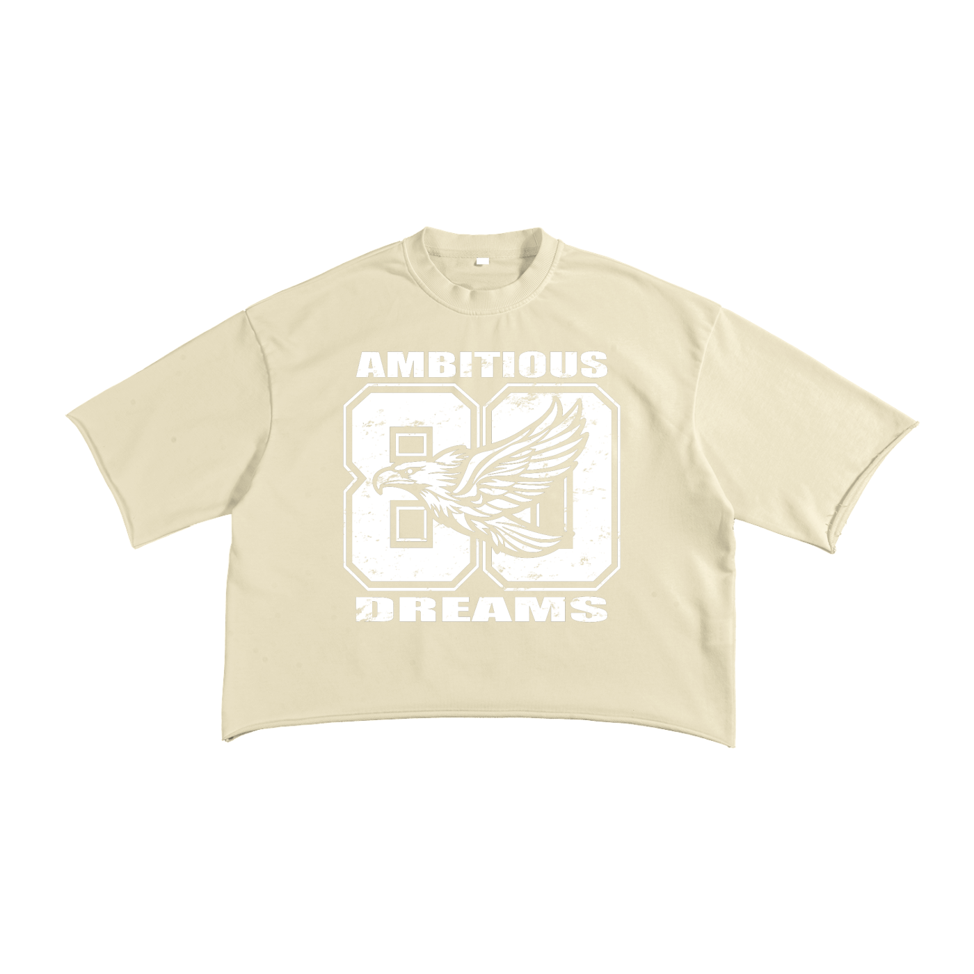 Ambitious Dreams "80's Fly" French Terry Raw Edge T-Shirt