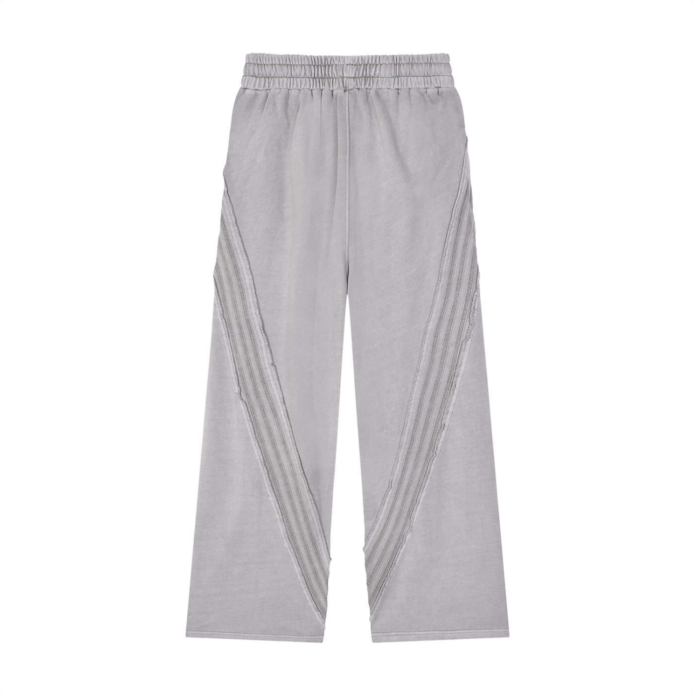Ambitious Dreams Snow Washed Tape Raw Edge Sweatpants