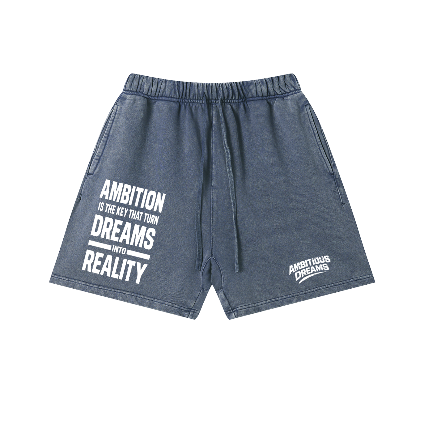 Ambitious Dreams " Dreams Into Reality " Unisex Vintage Wash Cotton Shorts