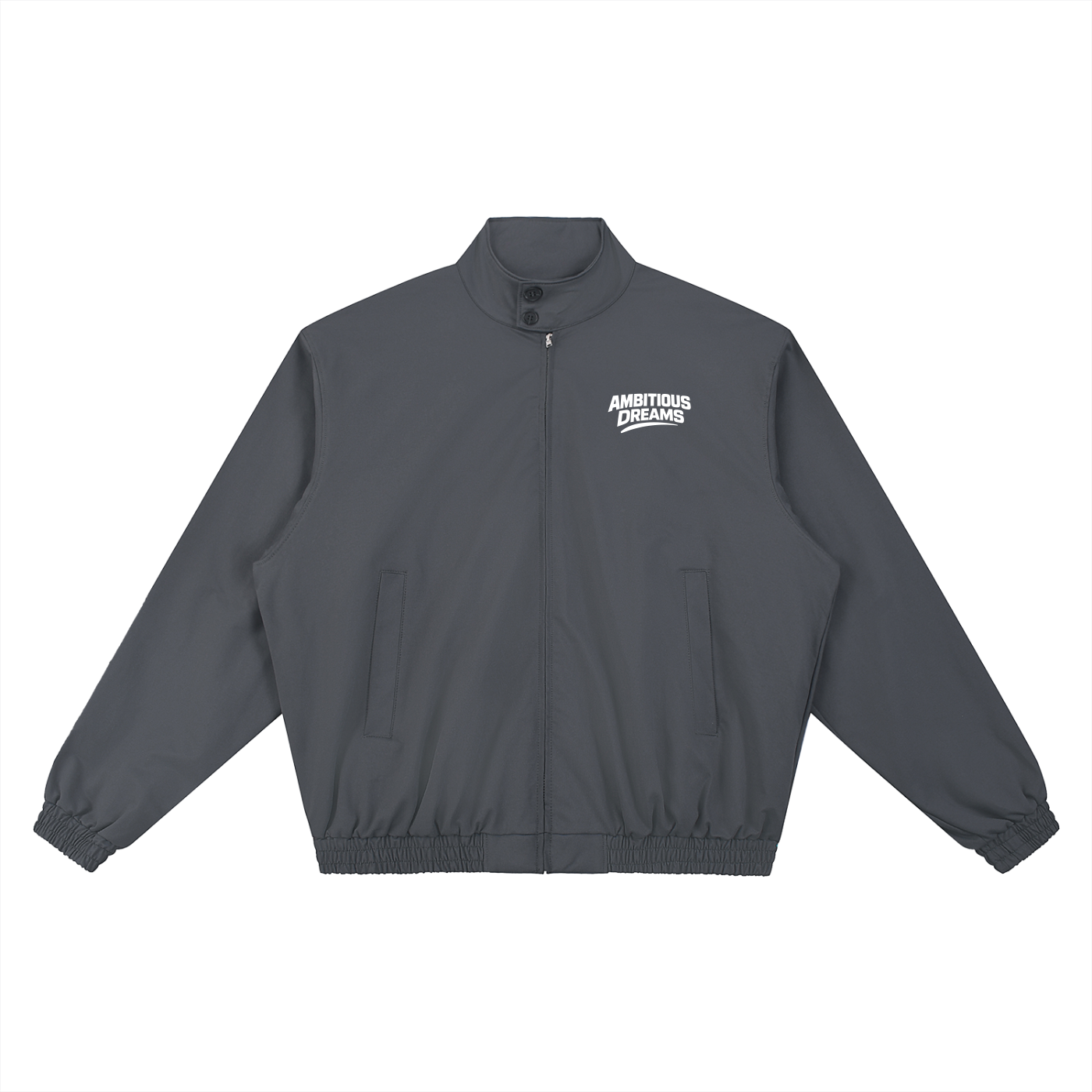Ambitious Dreams Stand Collar Bomber Jacket