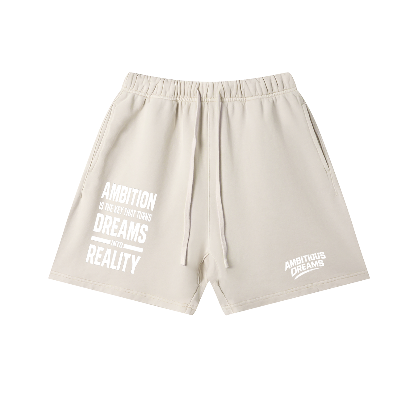 Ambitious Dreams " Dreams Into Reality " Unisex Vintage Wash Cotton Shorts