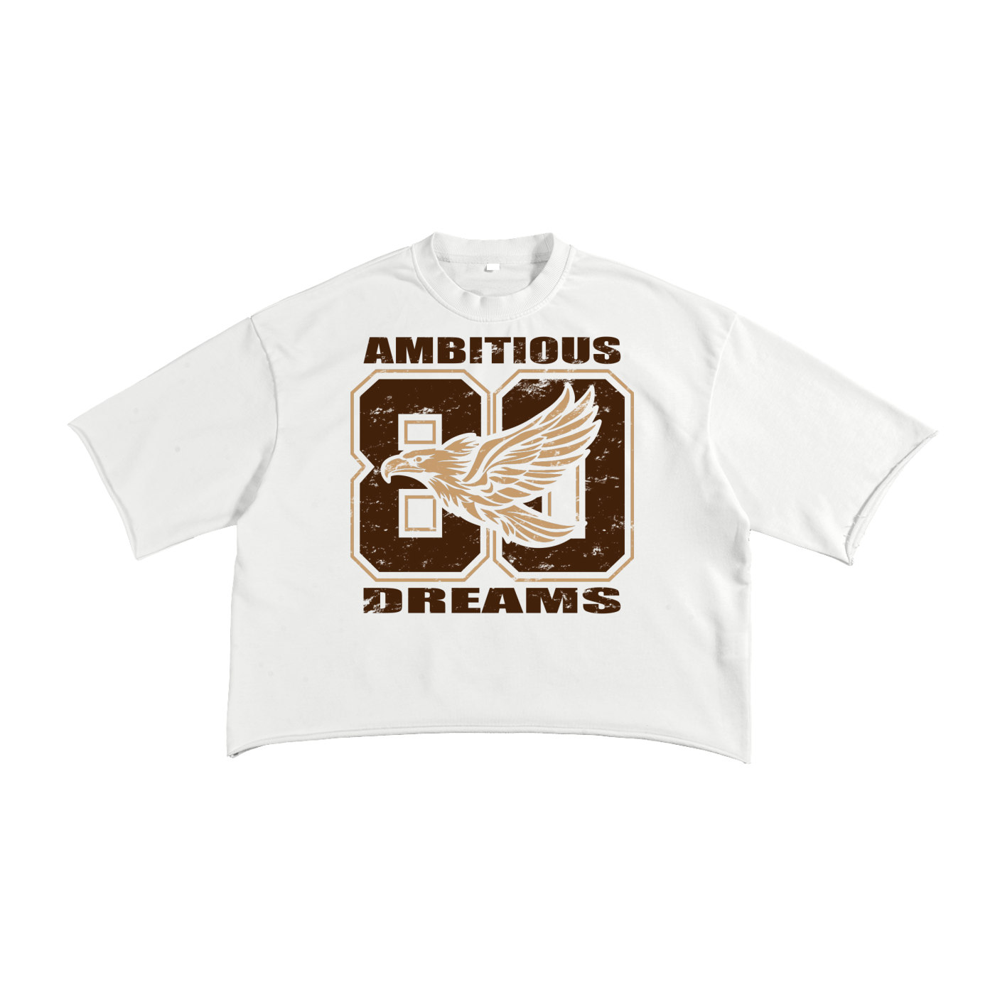 Ambitious Dreams "80's Fly" French Terry Raw Edge T-Shirt